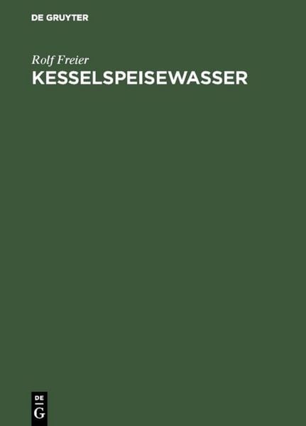 Produktbild: Kesselspeisewasser