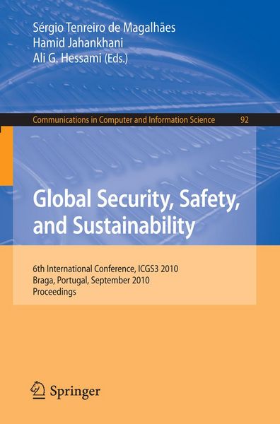 Produktbild: Global Security, Safety, and Sustainability