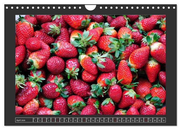 Produktbild: Obst + Gem&uuml;se (Wandkalender 2026 DIN A4 quer), CALVENDO Monatskalender