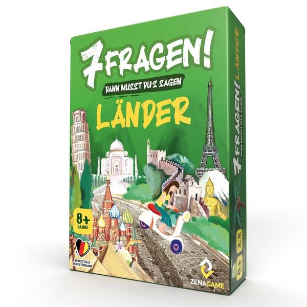 Produktbild: ZENAGAME - 7 Fragen! Dann musst Dus sagen L&auml;nder