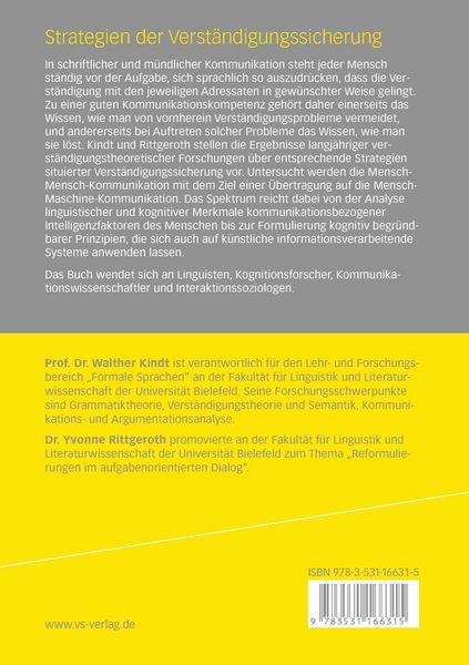 Produktbild: Strategien der Verst&auml;ndigungssicherung