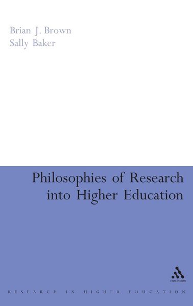 Produktbild: Philosophies of Research into Higher Education