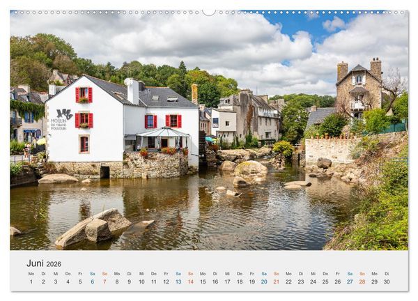Produktbild: Cornouaille - Ein Ausflug in den S&uuml;dwesten der Bretagne (hochwertiger Premium Wandkalender 2026 DIN A2 quer), Kunstdruck in Hochglanz