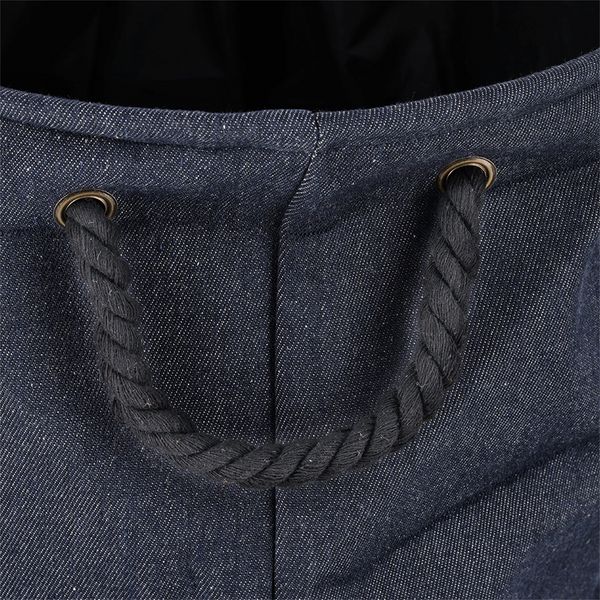 Produktbild: HTI-Living W&auml;schesammler "Denim", Baumwolle/Polyester, blau
