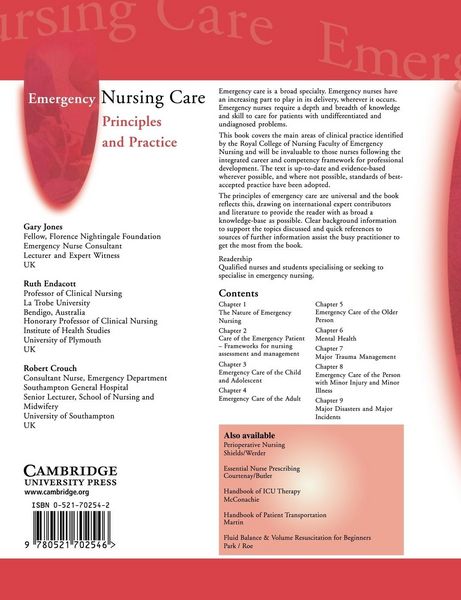 Produktbild: Emergency Nursing Care