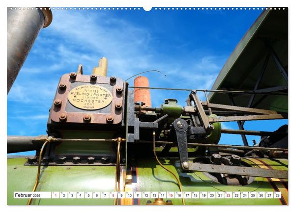 Produktbild: Kraft durch Dampf! Die Liebe zu Dampfmaschinen (Wandkalender 2026 DIN A2 quer), CALVENDO Monatskalender