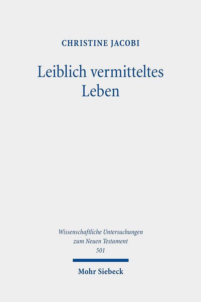Produktbild: Leiblich vermitteltes Leben