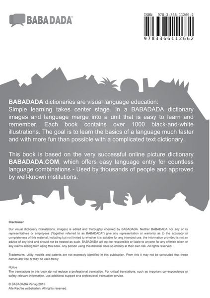 Produktbild: portugu&ecirc;s do Brasil - Basa Sunda, dicion&aacute;rio de imagens, BW