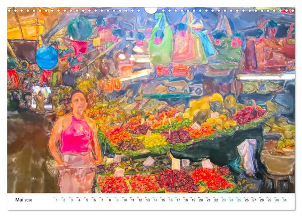 Produktbild: Porto - Ansichten in Aquarell (Wandkalender 2026 DIN A3 quer), CALVENDO Monatskalender