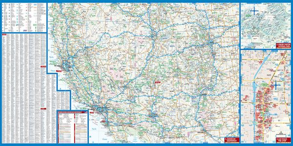 American Southwest 1 : 3 000 000. Road Map + City Maps