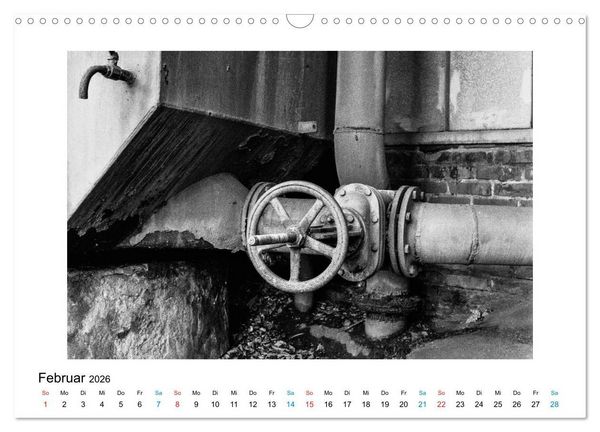 Produktbild: Die gro&szlig;e Stille &ndash; Industriekultur im Revier (Wandkalender 2026 DIN A3 quer), CALVENDO Monatskalender