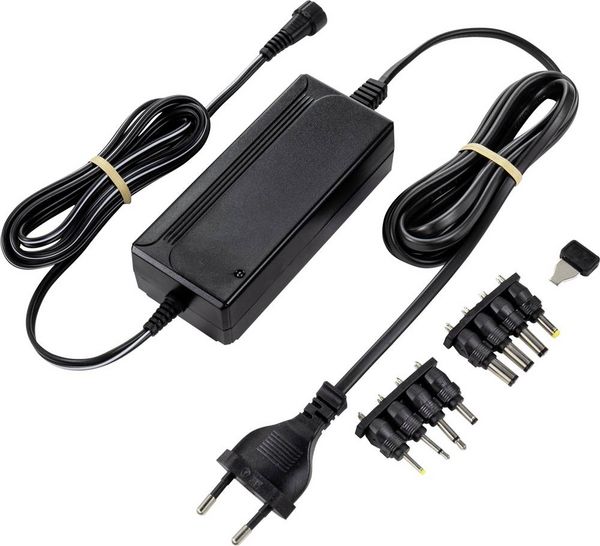 Produktbild: VOLTCRAFT VC-11320930 Tischnetzteil, einstellbar 5 V/DC, 6 V/DC, 7.5 V/DC, 9 V/DC, 12 V/DC, 13.5 V/DC, 15 V/DC 3 A 36 W Ausgangsspannung regelbar