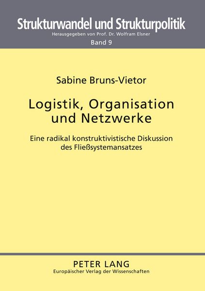 Produktbild: Logistik, Organisation und Netzwerke