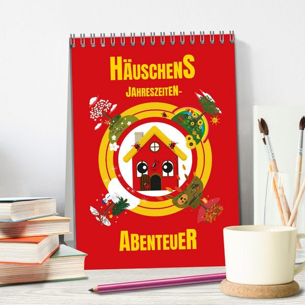 Produktbild: H&auml;uschens Jahreszeiten-Abenteuer (Tischkalender 2026 DIN A5 hoch), CALVENDO Monatskalender