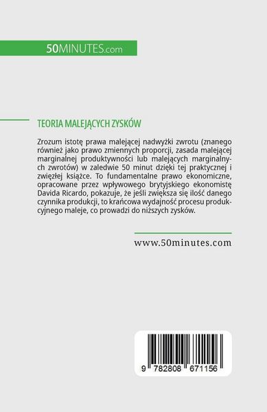 Produktbild: Teoria malej&iquest;cych zysk&oacute;w