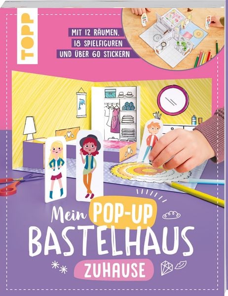 Mein Pop-up Bastelhaus-Zuhause, Taschenbuch von Carmen Eisendle, Frech, 2400005525849