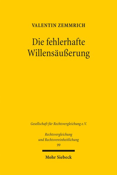 Produktbild: Die fehlerhafte Willens&auml;u&szlig;erung