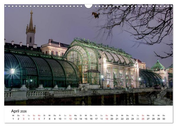 Produktbild: Wien nach Sonnenuntergang (Wandkalender 2026 DIN A3 quer), CALVENDO Monatskalender