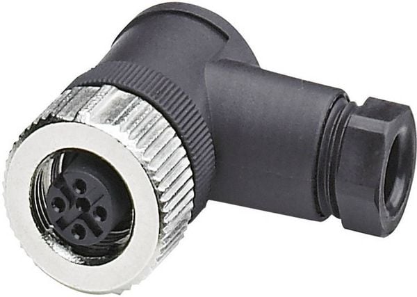 Phoenix Contact 1681143 Sensor-/Aktor-Steckverbinder, unkonfektioniert M12 Buchse, gewinkelt Polzahl Sensoren: 4 1 St.