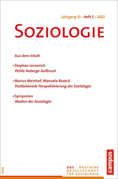 Produktbild: Soziologie 2/2022