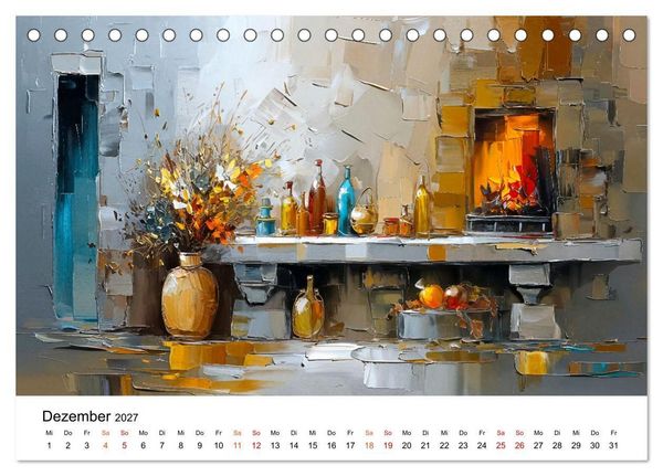 Produktbild: K&uuml;chen Poesie (Tischkalender 2027 DIN A5 quer), CALVENDO Monatskalender