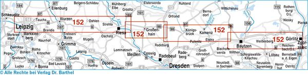 Produktbild: Wander- und Radwanderkarte &Ouml;kumenischer Pilgerweg G&ouml;rlitz-Vacha (Teil 1 G&ouml;rlitz-Leipzig) mit Zick-Zack-Faltung. 1:50000