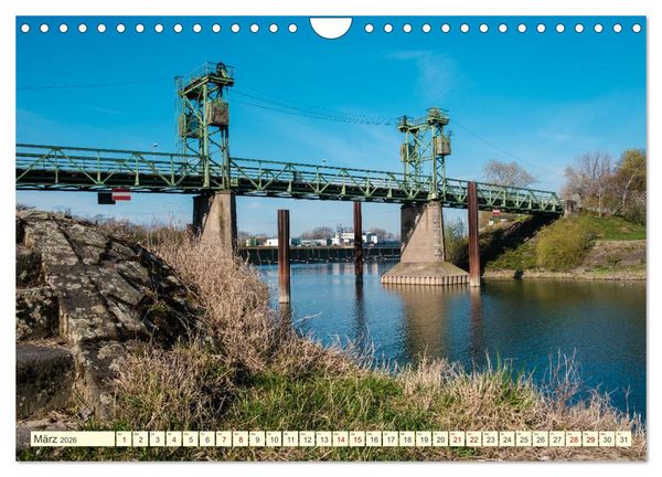 Produktbild: Duisburg - Br&uuml;cken &uuml;ber Br&uuml;cken (Wandkalender 2026 DIN A4 quer), CALVENDO Monatskalender