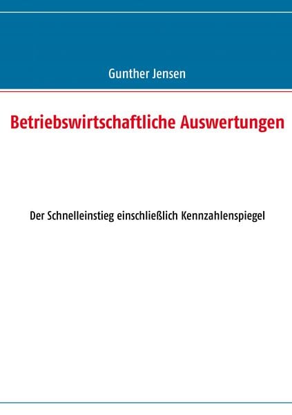 Produktbild: Betriebswirtschaftliche Auswertungen