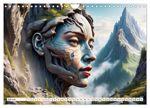 Produktbild: Berg Charaktere (Wandkalender 2026 DIN A4 quer), CALVENDO Monatskalender