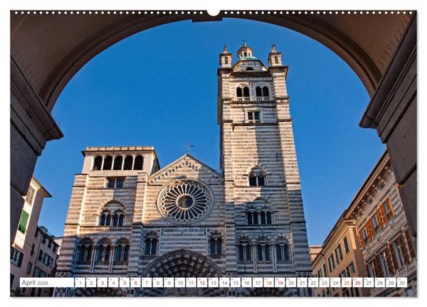 Produktbild: Genua - Die facettenreiche Sch&ouml;nheit (Wandkalender 2026 DIN A2 quer), CALVENDO Monatskalender