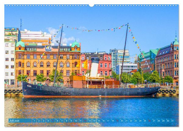 Produktbild: Malm&ouml; in Schweden (Wandkalender 2026 DIN A2 quer), CALVENDO Monatskalender