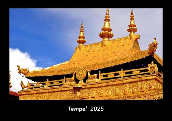 Produktbild: Tempel 2025 Fotokalender DIN A3