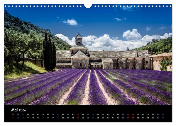 Produktbild: Provence - Lavendelbl&uuml;te (Wandkalender 2026 DIN A3 quer), CALVENDO Monatskalender