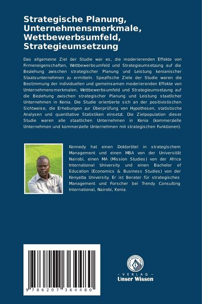 Produktbild: Strategische Planung, Unternehmensmerkmale, Wettbewerbsumfeld, Strategieumsetzung