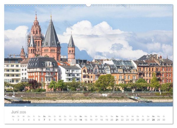 Produktbild: Mein Mainz (hochwertiger Premium Wandkalender 2026 DIN A2 quer), Kunstdruck in Hochglanz