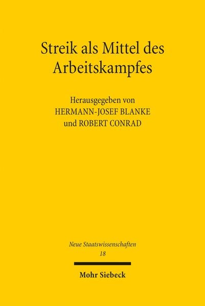 Produktbild: Streik als Mittel des Arbeitskampfes