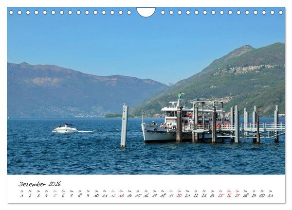 Produktbild: Motive rund um den See Lago Maggiore (Wandkalender 2026 DIN A4 quer), CALVENDO Monatskalender