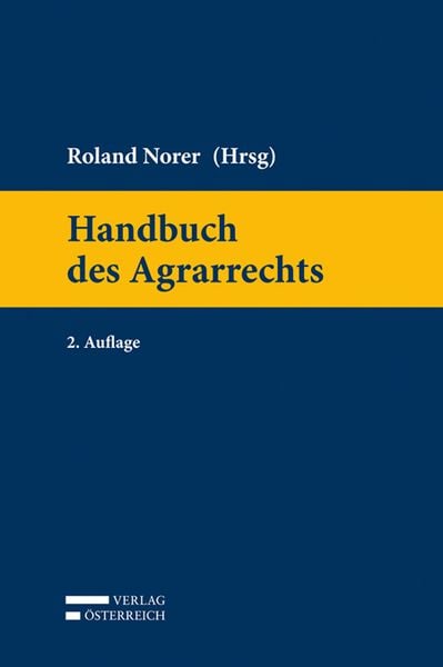 Produktbild: Handbuch des Agrarrechts