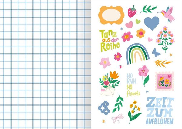 Produktbild: I Love to Bloom &ndash; Sticker-Liebe