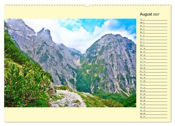 Produktbild: Slowenien - Impressionen eines Naturjuwels (Wandkalender 2027 DIN A2 quer), CALVENDO Monatskalender