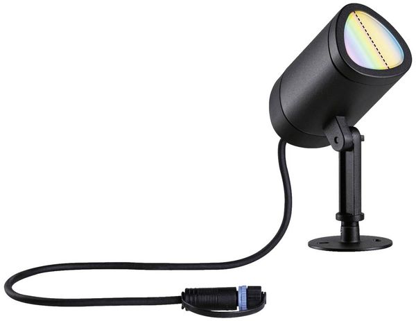 Produktbild: Paulmann 94849 Beleuchtungssystem Plug & Shine LED-Gartenstrahler LED 6.5W RGBW Anthrazit