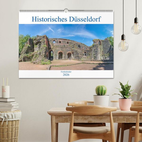Produktbild: Historisches D&uuml;sseldorf (Wandkalender 2026 DIN A2 quer), CALVENDO Monatskalender