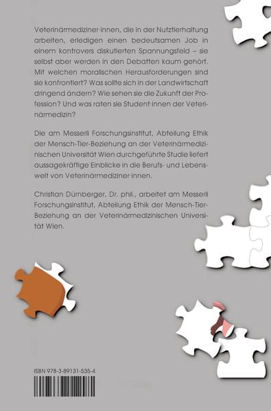 Produktbild: Moralische Herausforderungen der Veterin&auml;rmedizin in der Nutztierhaltung