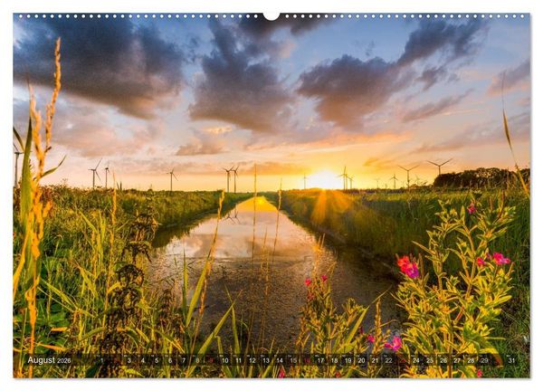 Produktbild: Wilhelmshaven - Impressionen aus der Hafenstadt (Wandkalender 2026 DIN A2 quer), CALVENDO Monatskalender