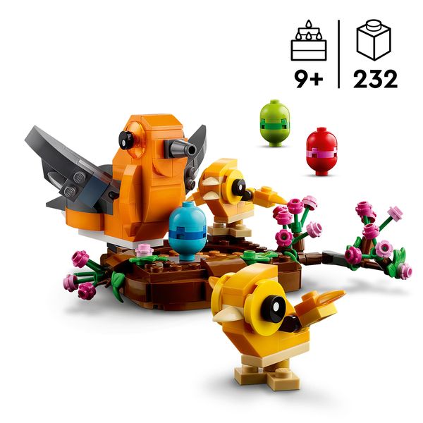 LEGO Creator Vogelnest Oster Set, Spielzeug zum Bauen für Kinder 40639