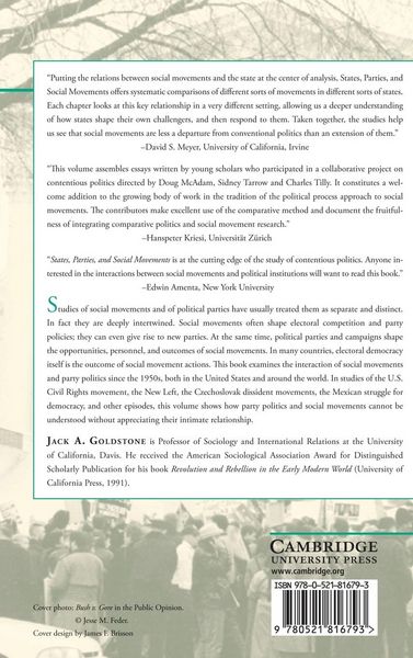 Produktbild: States, Parties, and Social Movements