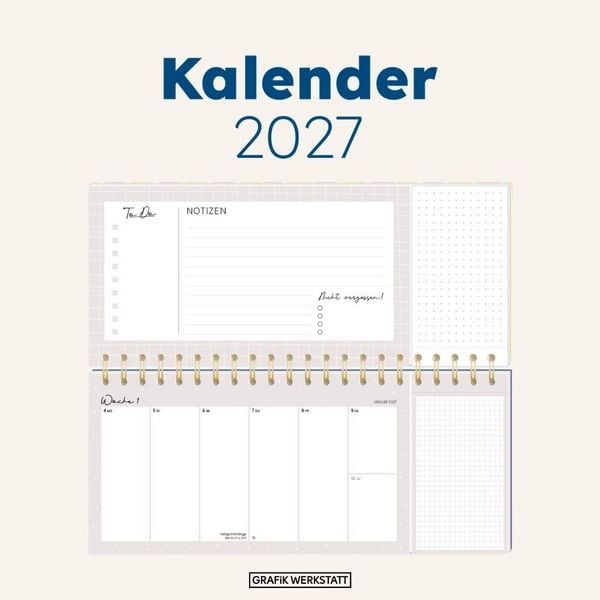Produktbild: Wochenplaner 2027 Mein Jahr 2027 (mit Kalendarium)