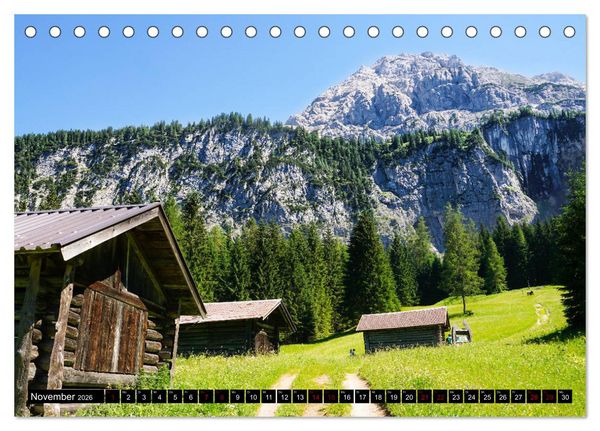 Produktbild: Wundersch&ouml;ne Zugspitzarena (Tischkalender 2026 DIN A5 quer), CALVENDO Monatskalender