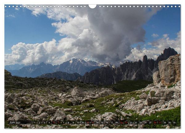 Produktbild: Dolomiten 2027 - Die wei&szlig;en Berge (Wandkalender 2027 DIN A3 quer), CALVENDO Monatskalender