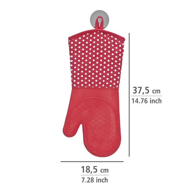 Produktbild: Topfhandschuhe Silikon Rot, 1 Paar